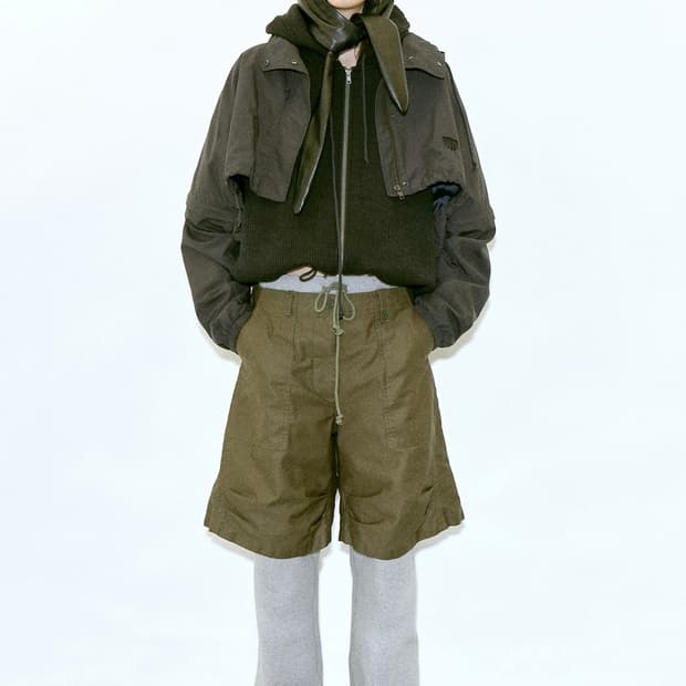 StandAlone cropped nylon parka