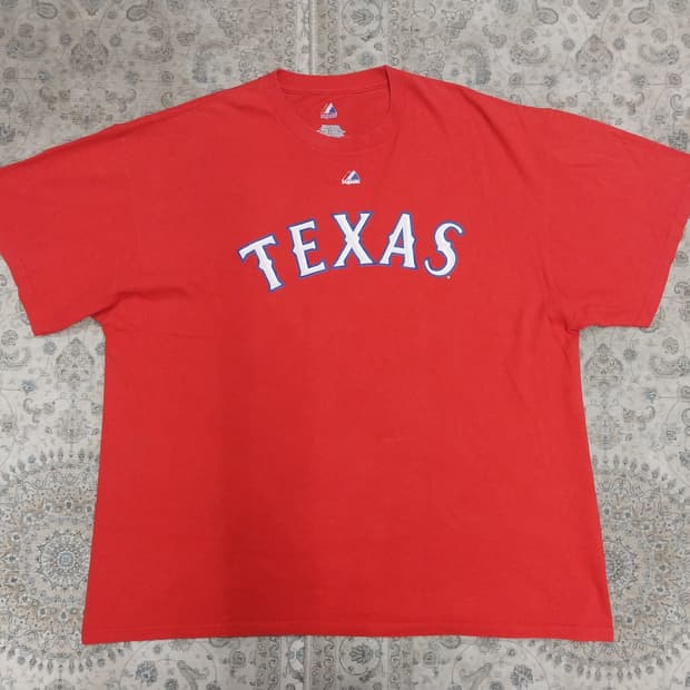 majestic 마제스틱 MLB 텍사스 레전드 나폴리 반팔티 2XL