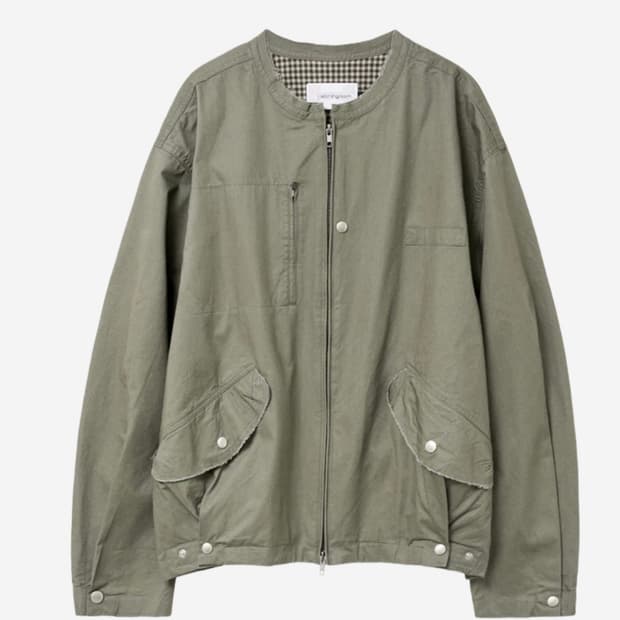 해칭룸 flight jacket 카키