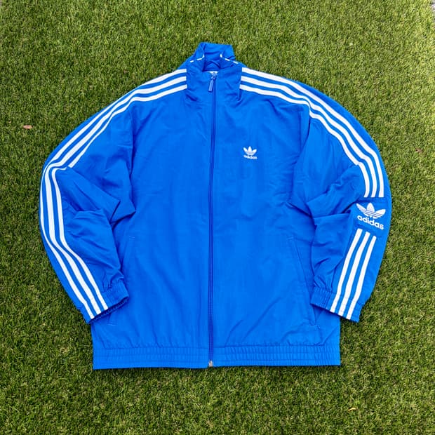 아디다스 락업 트레포일 트랙탑 바람막이(XS)