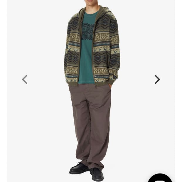 디스이즈네버댓 HOODED ZIP UP SWEATER