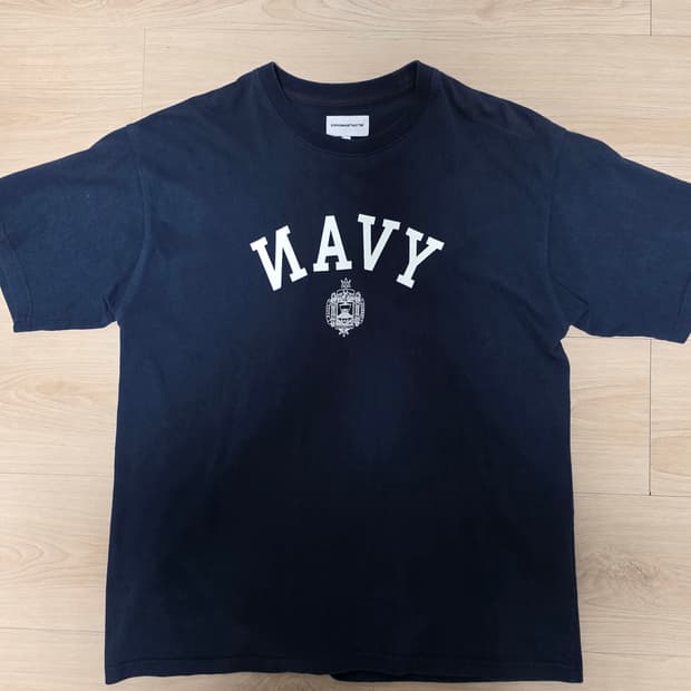에스피오나지 NAVAL Academy 티셔츠 M 네이비