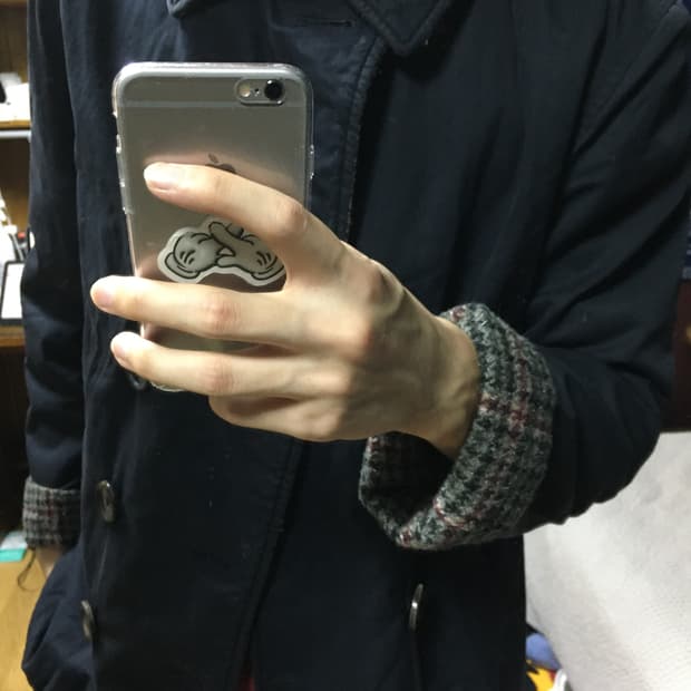 꼼데가르송 리버시블  옴므 자켓