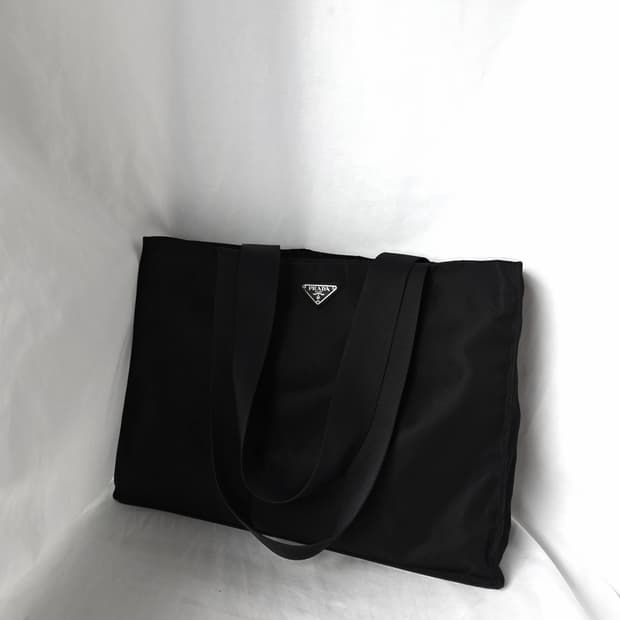 [정품 PRADA] 프라다 직사각 나일론 쇼퍼백 숄더백 남녀공용