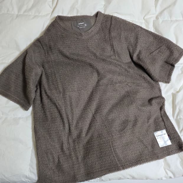 새티스파이 퍼지 플리스 반팔 티셔츠 xl