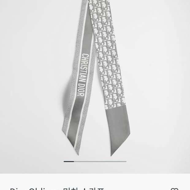 디올 오블리크 미차 스카프