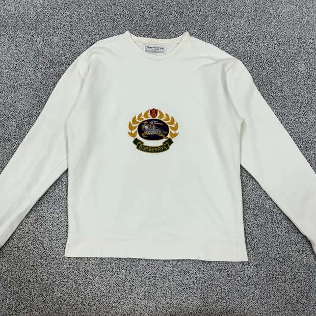 버버리 90s 프로섬 빅로고 스웻셔츠