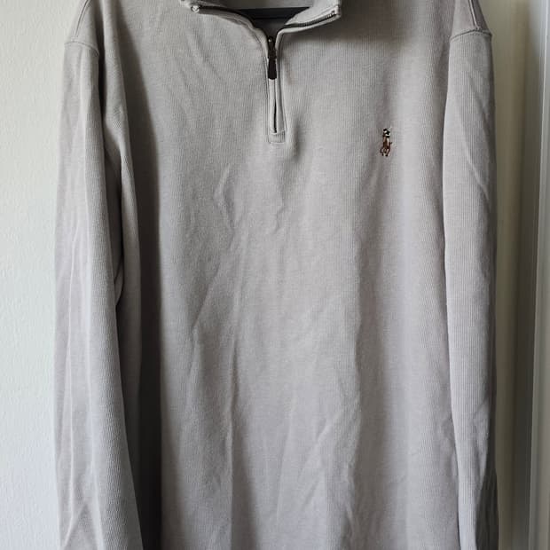 폴로 랄프로렌 스웻 반집업 XL 멀티포니