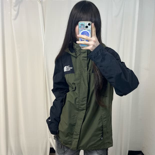 The North Face khaki DryVent windbreaker