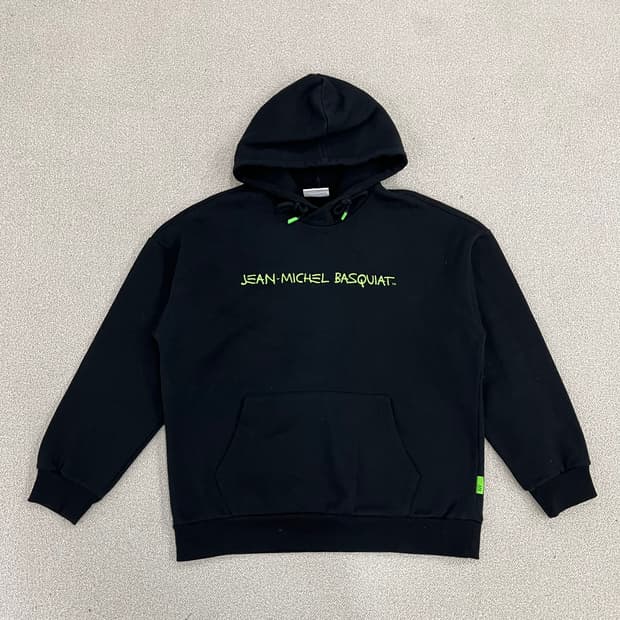 [105] 장미셸바스키아 클라이드앤 블랙 그래픽 후드티 0119M1
