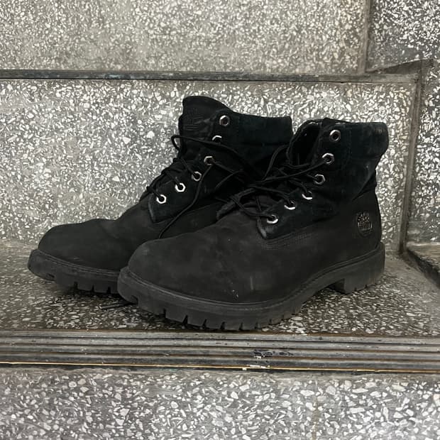 팀버랜드 롤탑 블랙 부츠