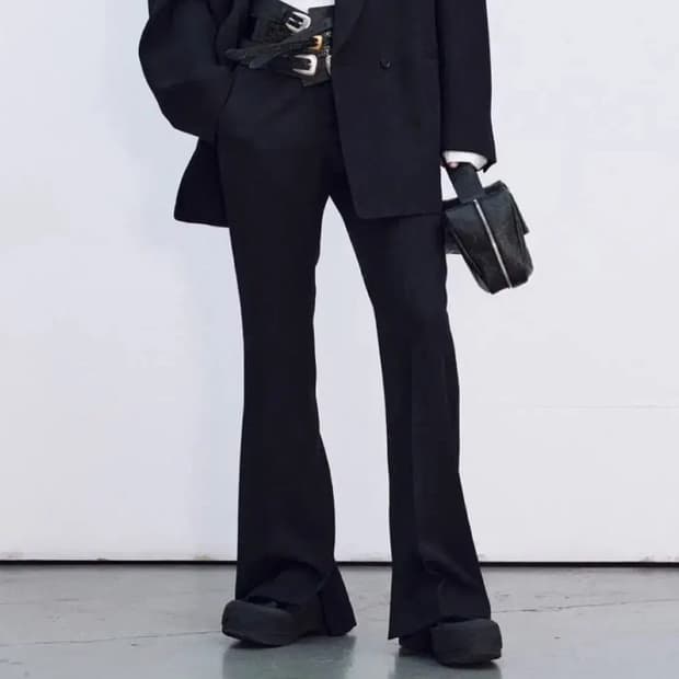 렉토 그루브 팬츠 블랙 L