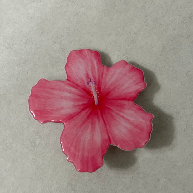 vintage 핑크 히비스커스🌺 헤어 악세서리