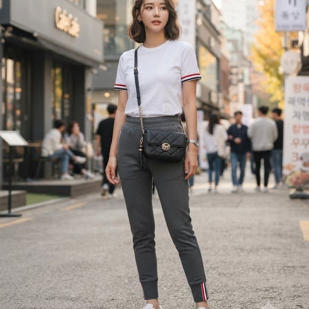 메트로시티 캐비어가죽 미니크로스