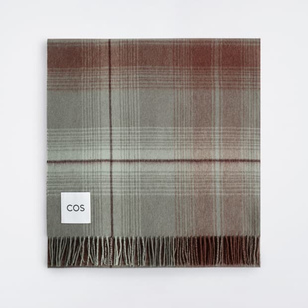 (구매) 코스 25FW 체크 머플러