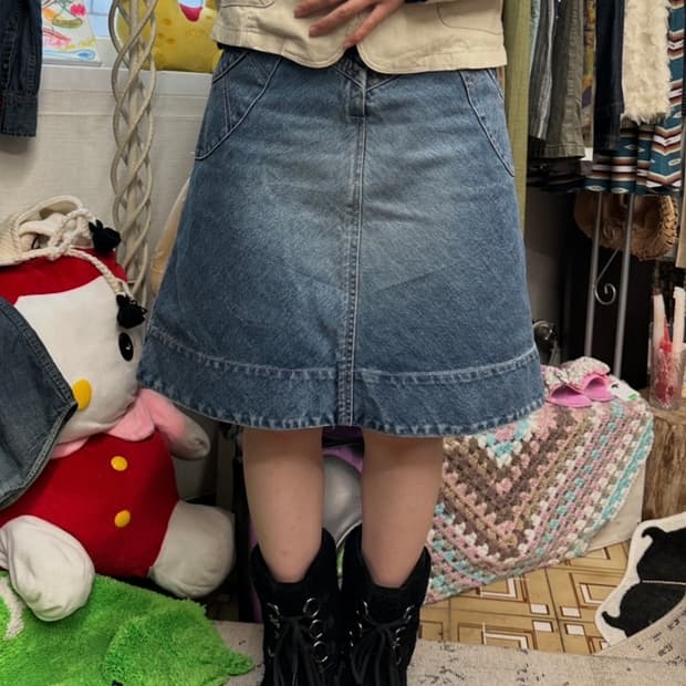 marc jacobs 데님 스커트
