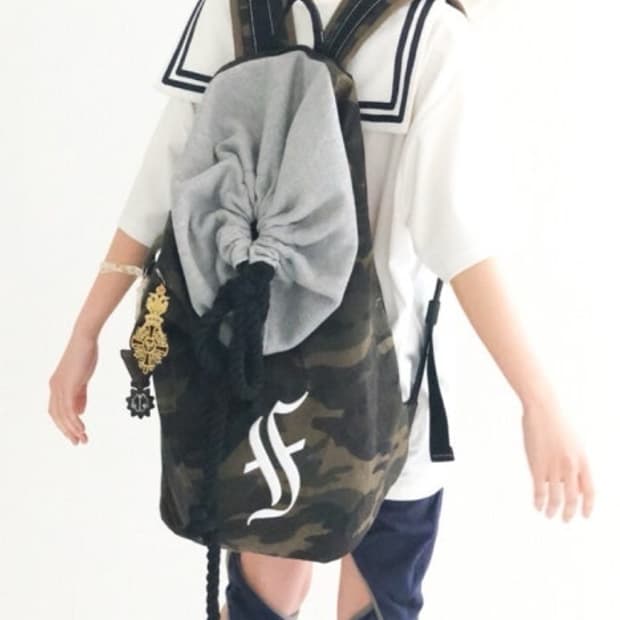 샵페어리 카모 백팩