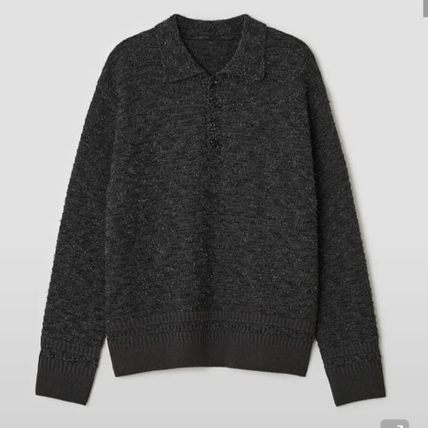 (05/105) 벨리에 그런지 폴로 스웨터 - 올리브