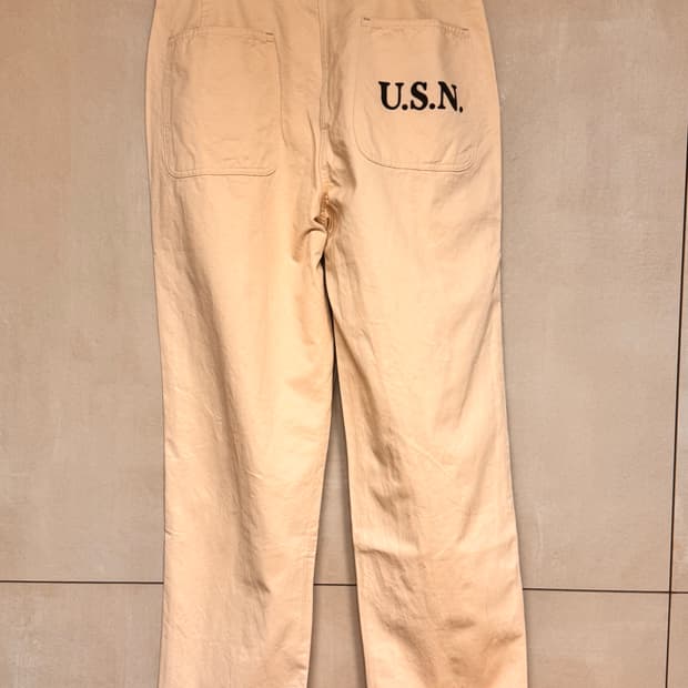 콜림보 해군 유백색 팬츠 40 사이즈(약 34)