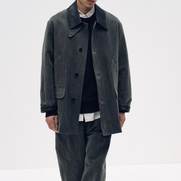 캡틴 선샤인 Cotton Hemp Work Coat (Sumi) / 2회