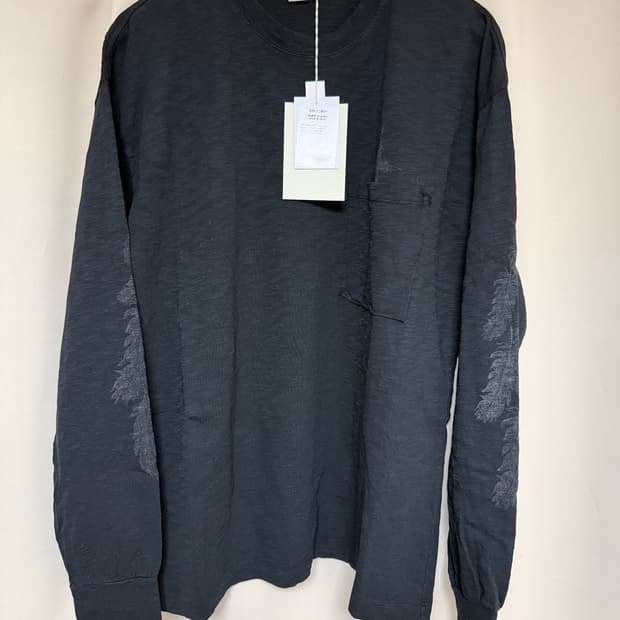 폴리테루 1011 페더 롱 슬리브 블랙 2 팝니다