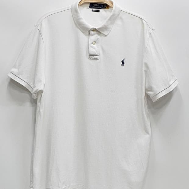 POLO 21SS 폴로 랄프로렌 메시 폴로 셔츠 / 남 XL 화이트