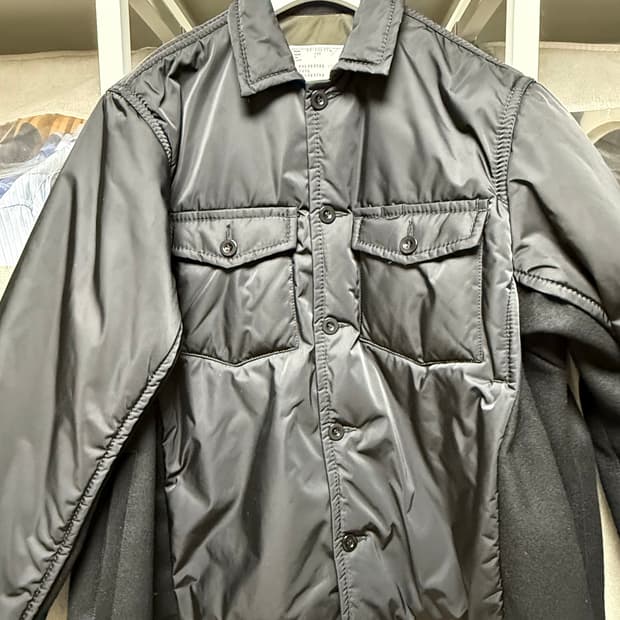 사카이 스포츠 믹스 패디드 셔츠