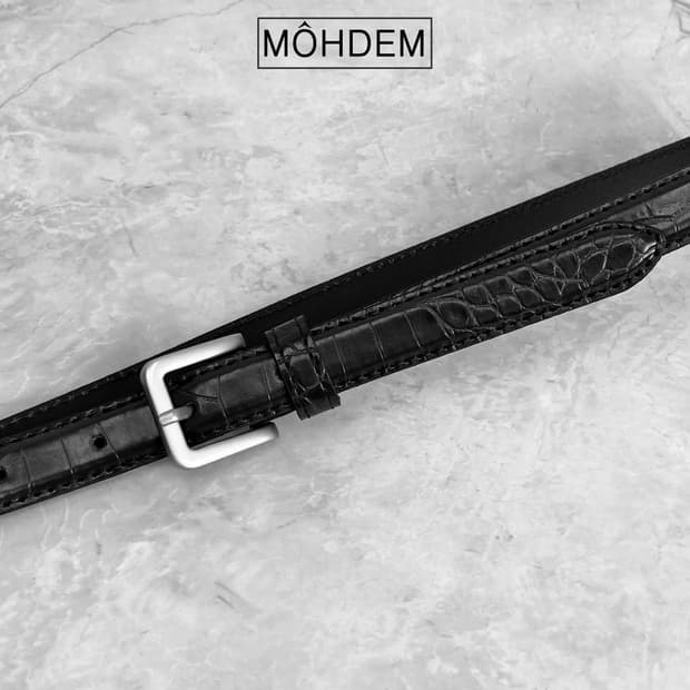 [Unisex] 크로커다일 이태리가죽 벨트