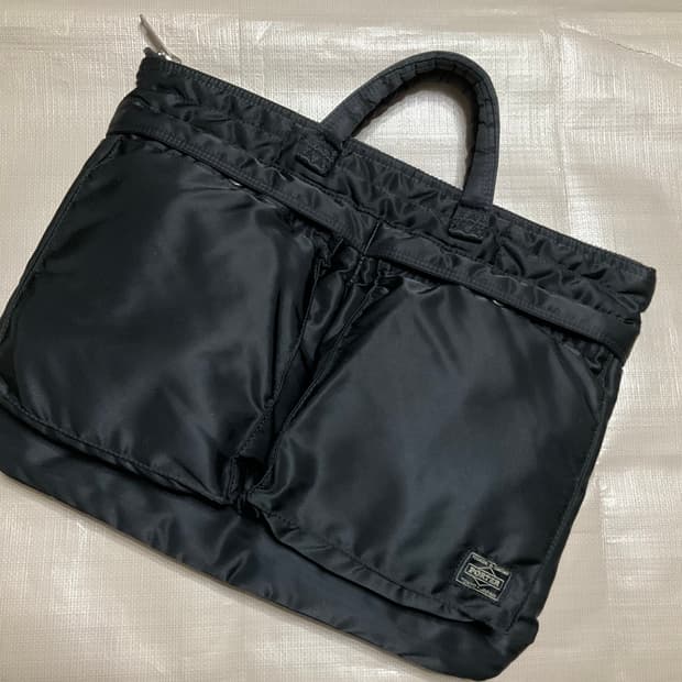 요시다포터 탱커 숏헬멧백 블랙