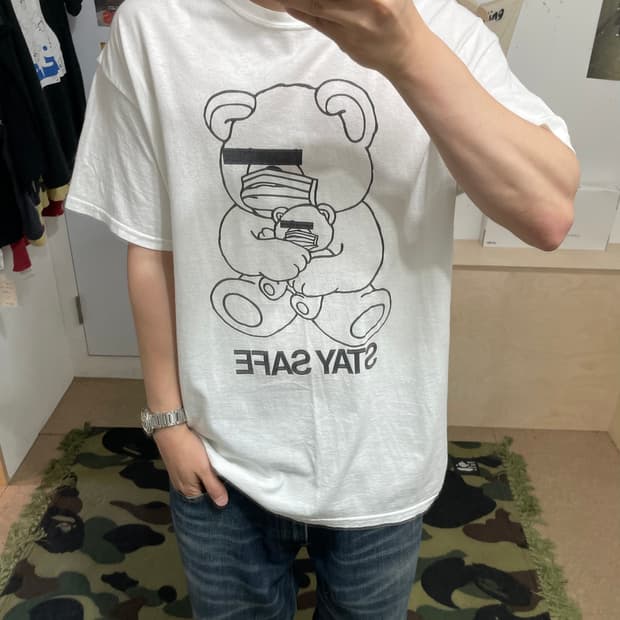언더커버 stay safe 티셔츠 (L)