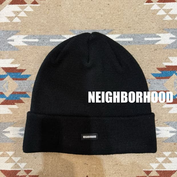 [OS] 네이버후드 로고 패치 비니 블랙