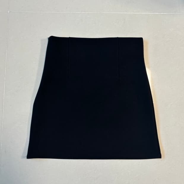 블랙 미니 스커트 검정 A라인 스커트