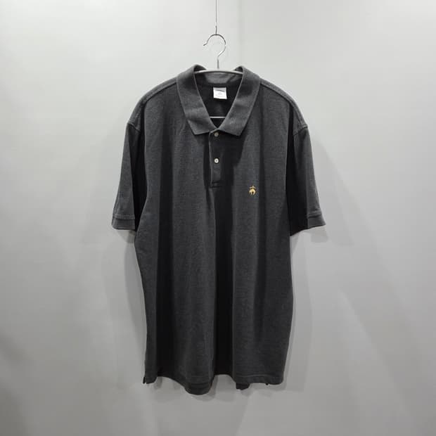 브룩스브라더스 피케 카라 반팔티 다크그레이 XXL