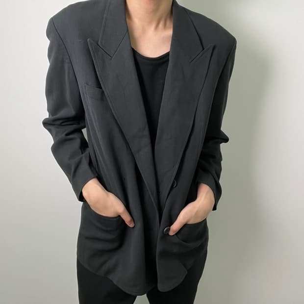 90's 요지야마모토 빈티지 더블 브레스티드 블레이저