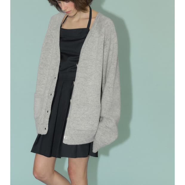 Foeto 울 오버핏 가디건