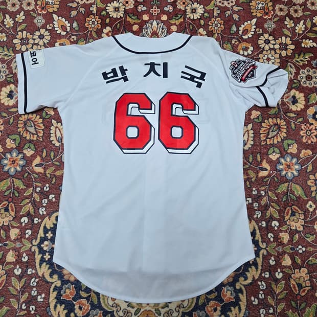 [95] 두산 베어스 박치국 #66 네포스 홈 레플리카 유니폼