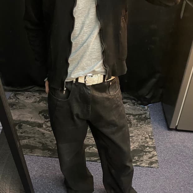 꼼데가르송 옴므 플러스 애버그린 폴리축융 집업