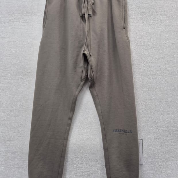 에센셜 피어오브갓 스웻 조거 팬츠 시멘트/ XL(정품)