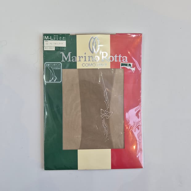 Marino Rotta 스킨 발목 나비포인트 팬티스타킹