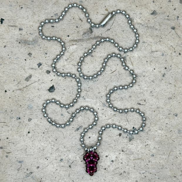 wine grapes necklace