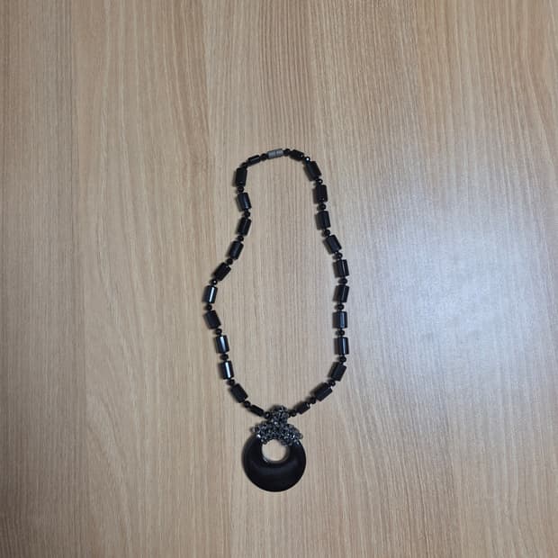 Vintage  에스닉 블랙 목걸이