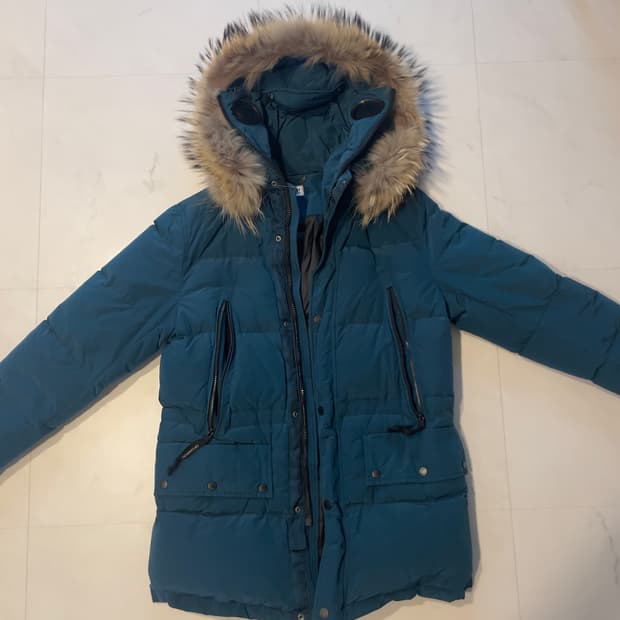 C.P. Company 블루 고글 패딩점퍼