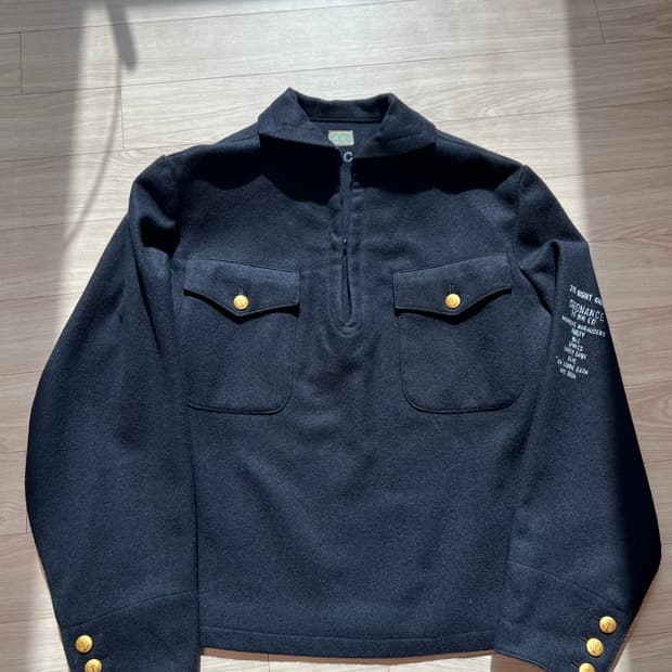 스웨덴 해군 울 세일러 자켓 / 네이비 / L