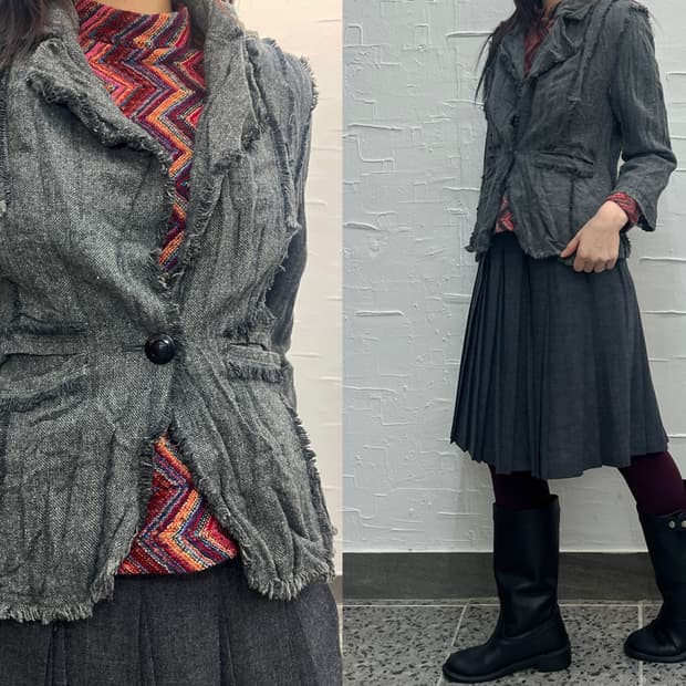 wrinkle texture jacket