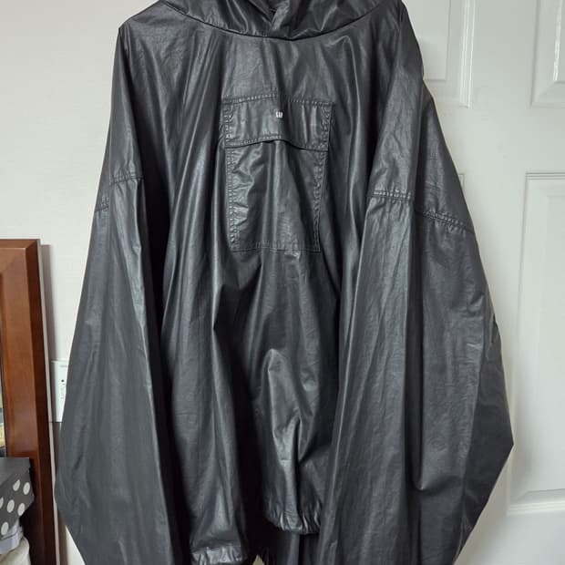 이지갭 엔지니어드 바이 발렌시아가 코티드 코튼 아노락 블랙 XXL 사이즈