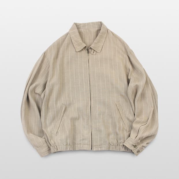 MIKEBIRNIES Pin stripe Swing Top 린넨 
