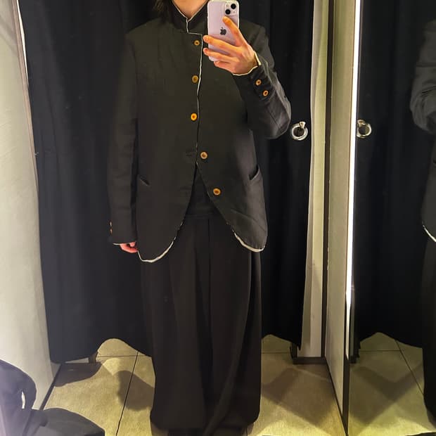 꼼데가르송 옴므 플러스 축융 폴리 자켓