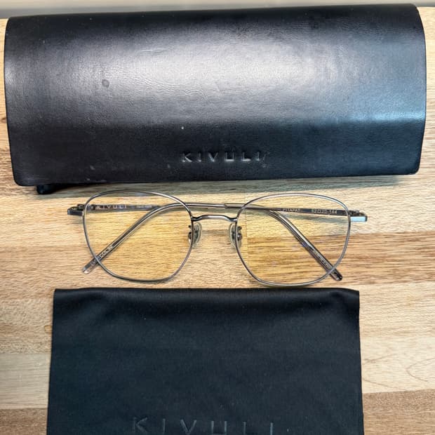 일본)키블리 피터팻KIVULI PITAPAT 실버 티타늄 안경테