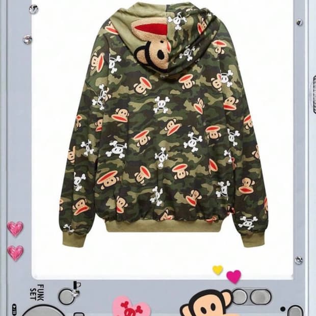 폴프랭크 후드집업