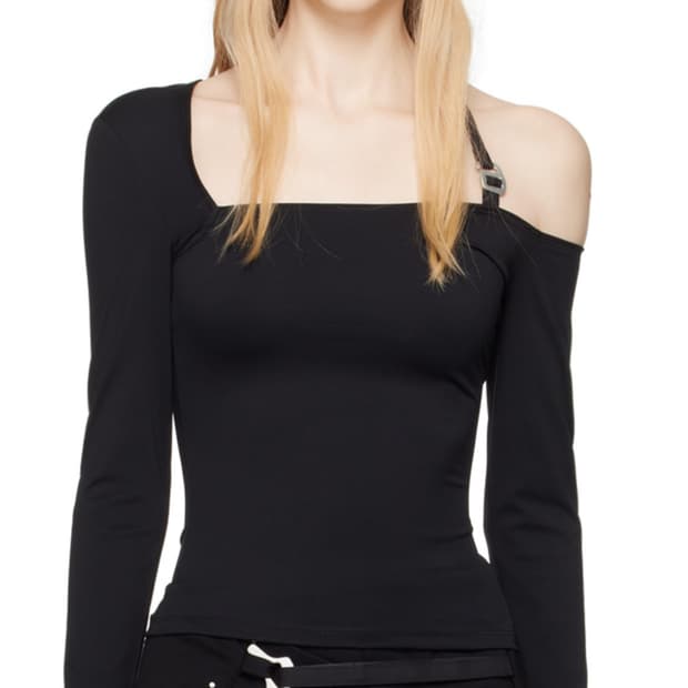 HELIOT EMIL 블랙 인베리어블 롱슬리브 티셔츠 / M